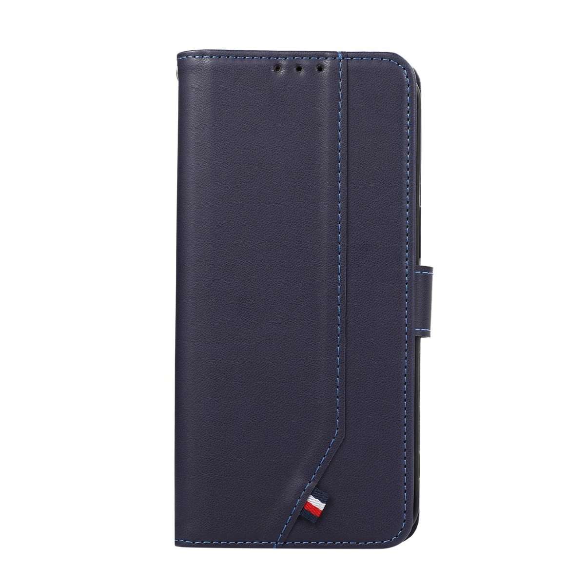 For Redmi K90 / Poco F8 Pro ABEEL Delicate Texture Splicing RFID Leather Phone Case(Blue)
