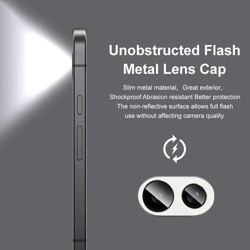 For Google Pixel 9a IMAK Metal Armor Premium Camera Protector Film(Black)