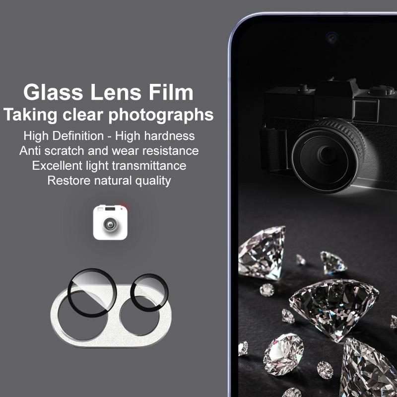 For Google Pixel 9a IMAK Metal Armor Premium Camera Protector Film(Silver)