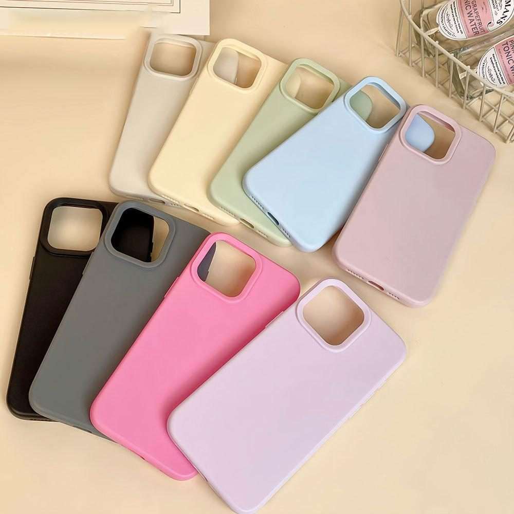 For iPhone 12 Pro Dopamine Simple Imitation Liquid Silicone Phone Case(Black)