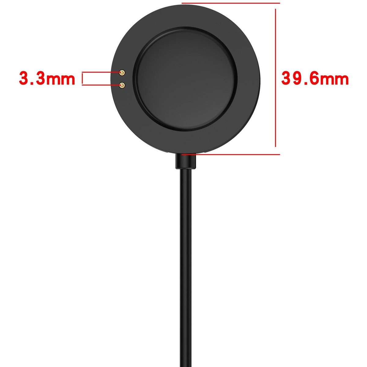 For Xiaomi Watch S4 / S3 / S2 xDfind USB-A Interface Smart Watch Magnetic Charging Cab ... (Black)