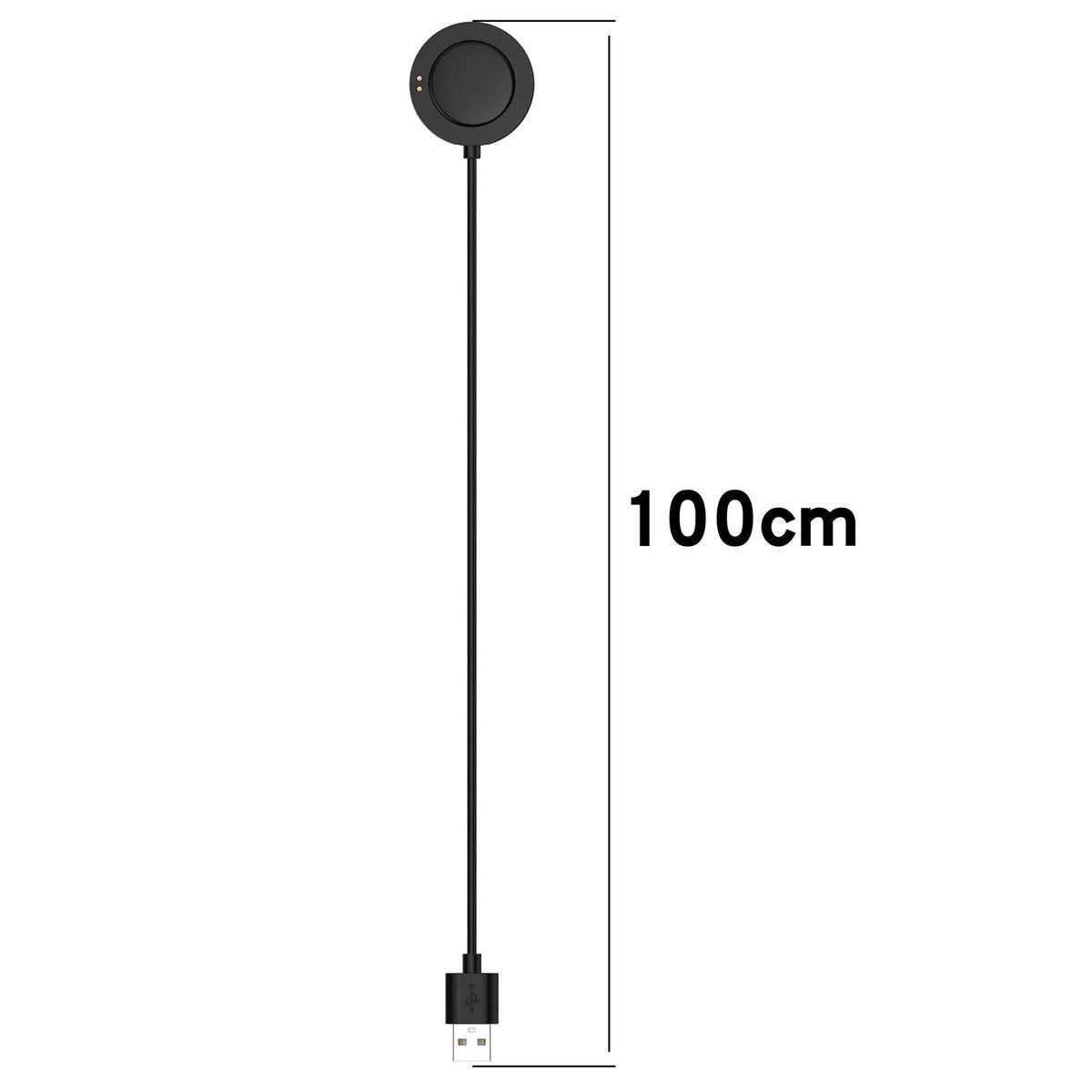 For Xiaomi Watch S4 / S3 / S2 xDfind USB-A Interface Smart Watch Magnetic Charging Cab ... (Black)