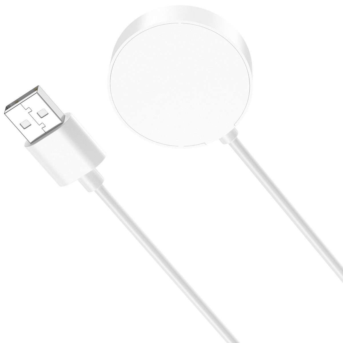 For Xiaomi Watch S4 / S3 / S2 xDfind USB-A Interface Smart Watch Magnetic Charging Cab ... (White)
