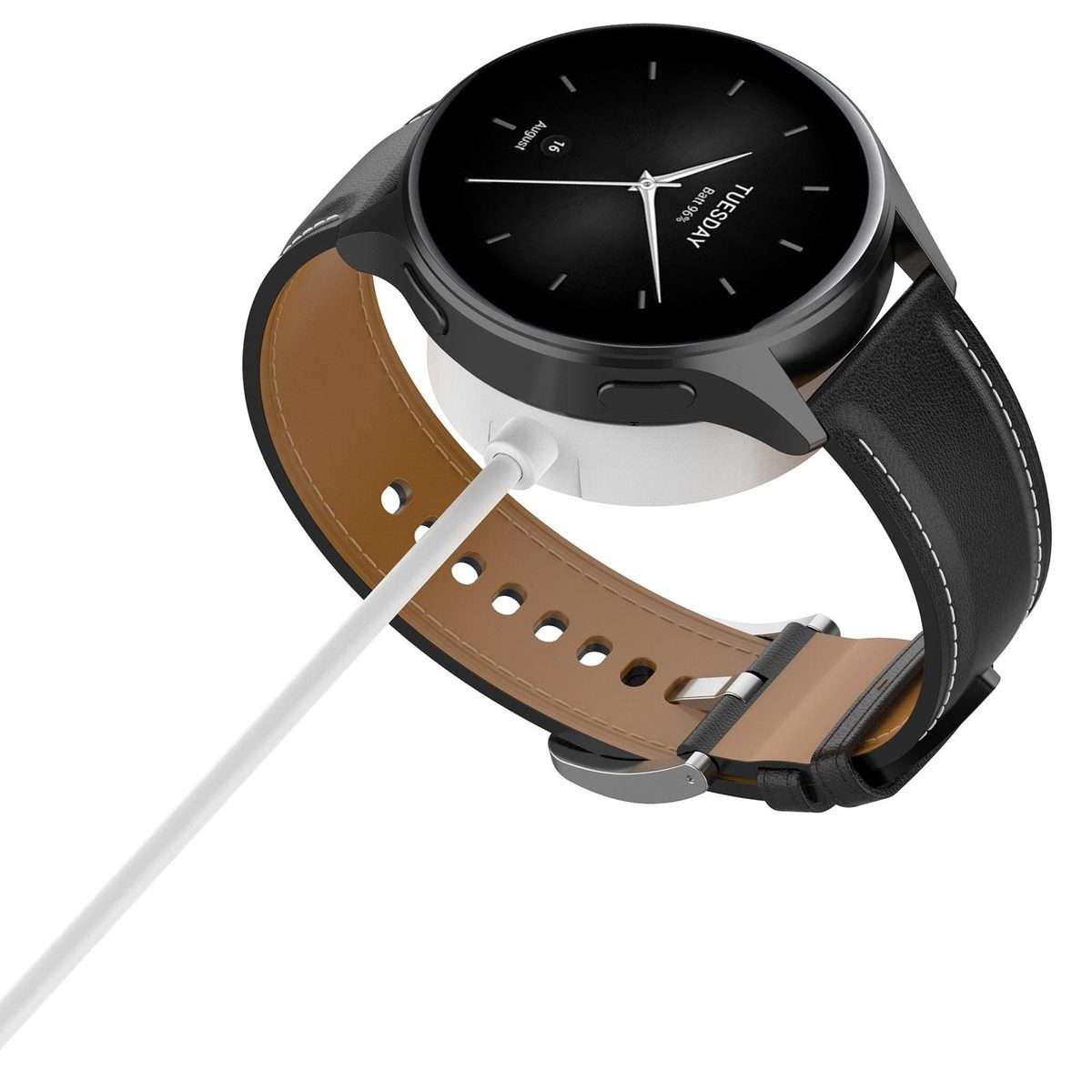 For Xiaomi Watch S4 / S3 / S2 xDfind USB-A Interface Smart Watch Magnetic Charging Cab ... (White)
