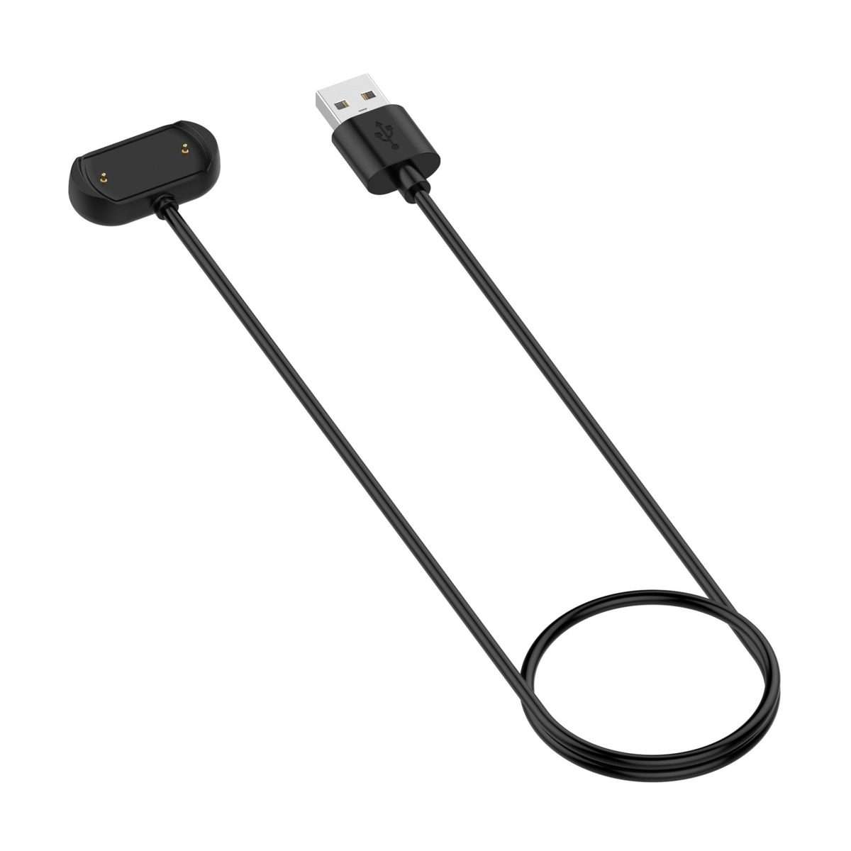 For Amazfit T-Rex 2 xDfind USB Port Watch Magnetic Charging Cable, Length: 1m(Black)