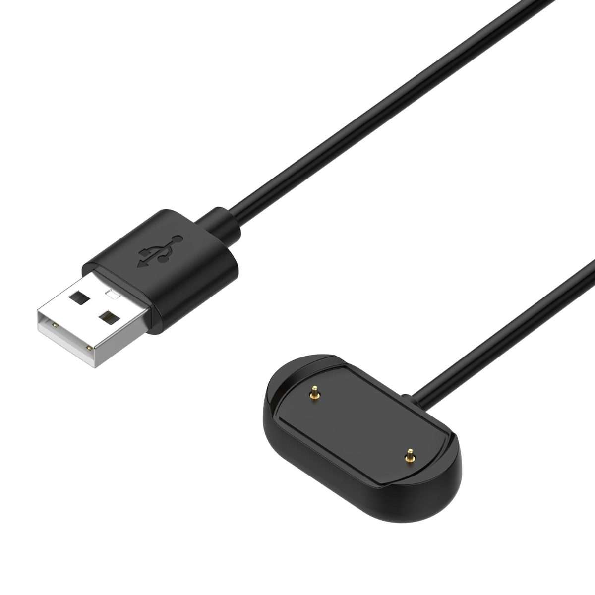 For Amazfit T-Rex 2 xDfind USB Port Watch Magnetic Charging Cable, Length: 1m(Black)