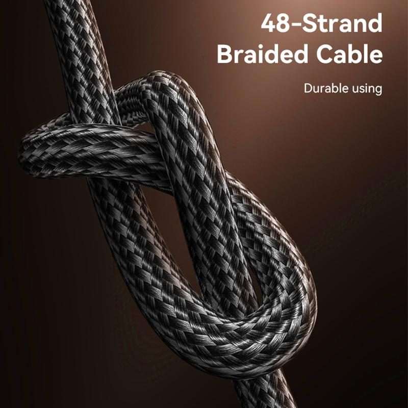 Yesido CA188 60W 3A USB-C / Type-C to Type-C Charging Data Cable, Length:0.3m(Black)
