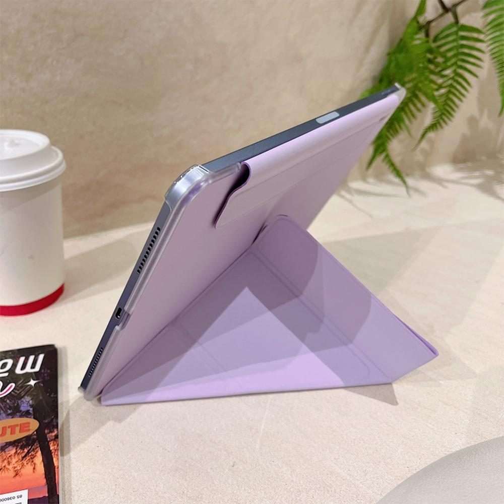 For iPad 2025 / 2022 Four-corner Anti-collision Magnetic Double-sided Clip Tablet Case(White)