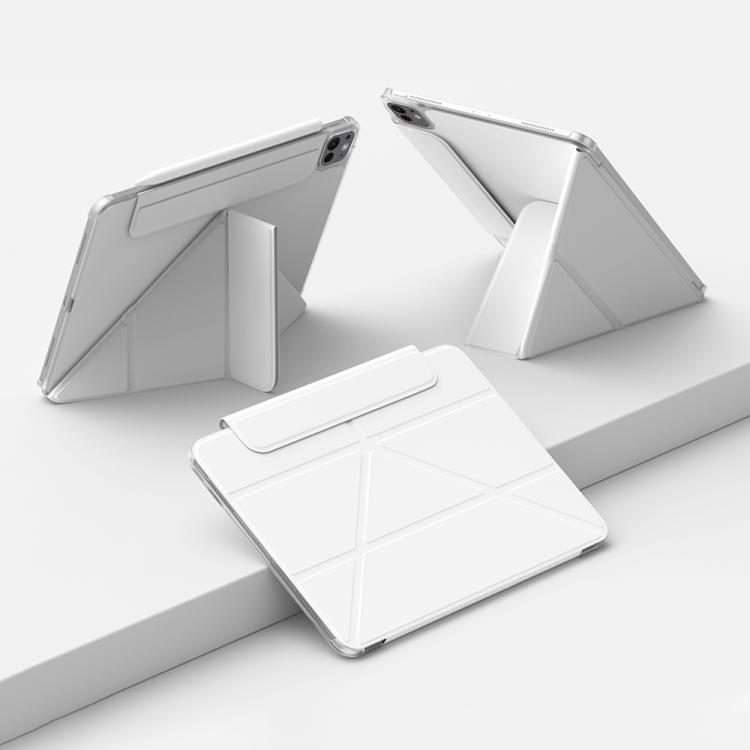 For iPad Pro 11 2025 / 2024 Four-corner Anti-collision Magnetic Double-sided Clip Tabl ... (White)