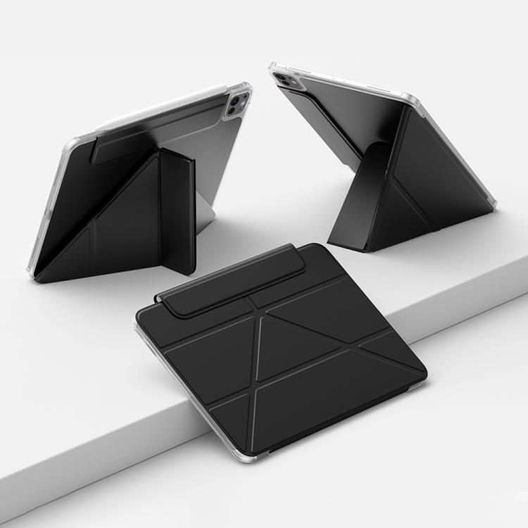For iPad Pro 11 2025 / 2024 Four-corner Anti-collision Magnetic Double-sided Clip Tabl ... (Black)