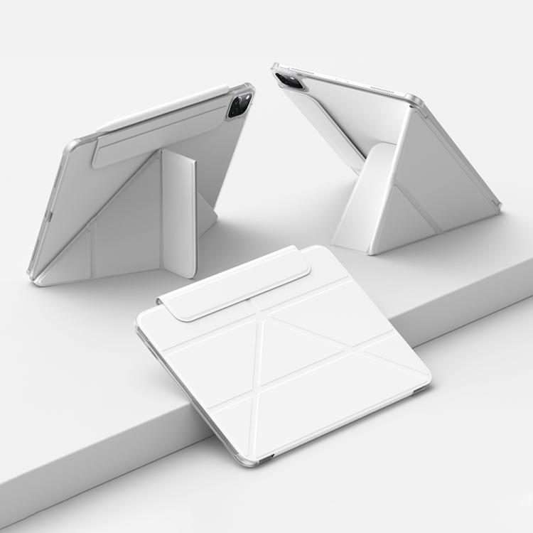 For iPad Pro 11 2022 / 2021 Four-corner Anti-collision Magnetic Double-sided Clip Tabl ... (White)