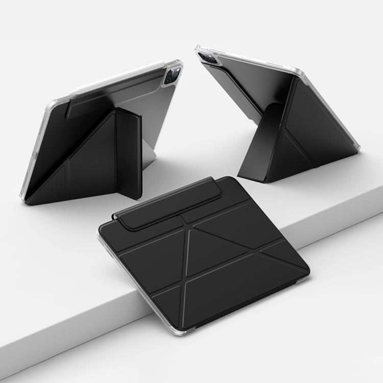 For iPad Pro 11 2022 / 2021 Four-corner Anti-collision Magnetic Double-sided Clip Tabl ... (Black)