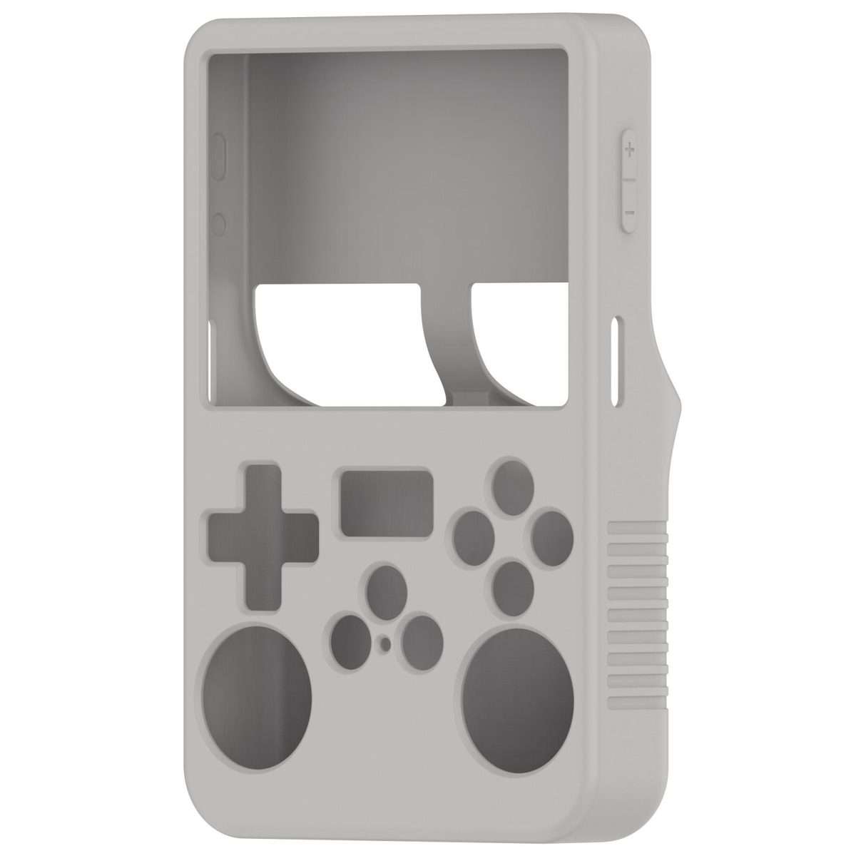 For ANBERNIC R36S Silicone Handheld Game Console Protective Case(Grey)
