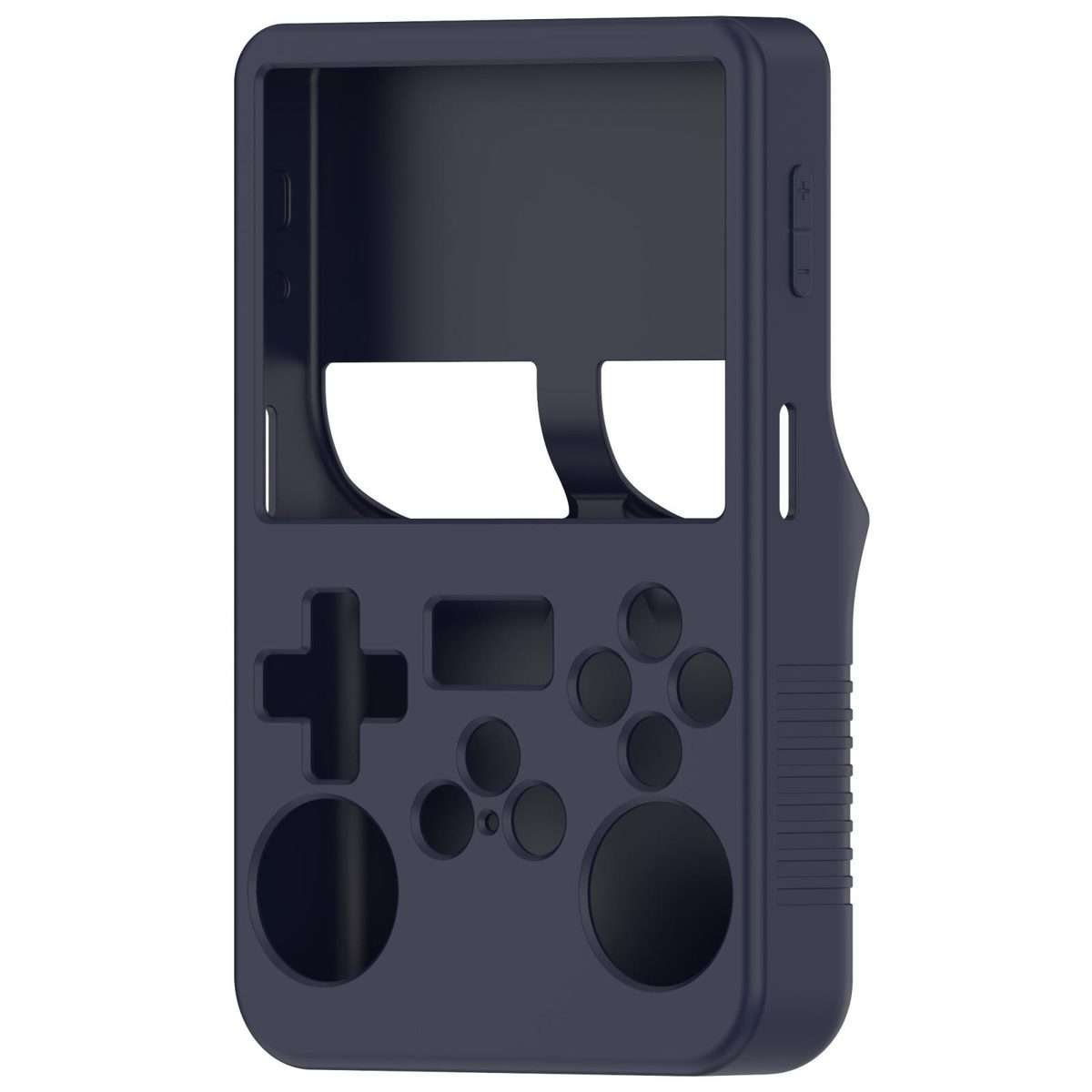 For ANBERNIC R36S Silicone Handheld Game Console Protective Case(Dark Blue)