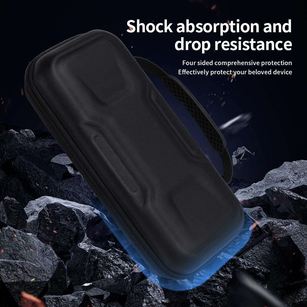 For Nintendo Switch 2 Mecha Shockproof Portable Storage Bag(Black)
