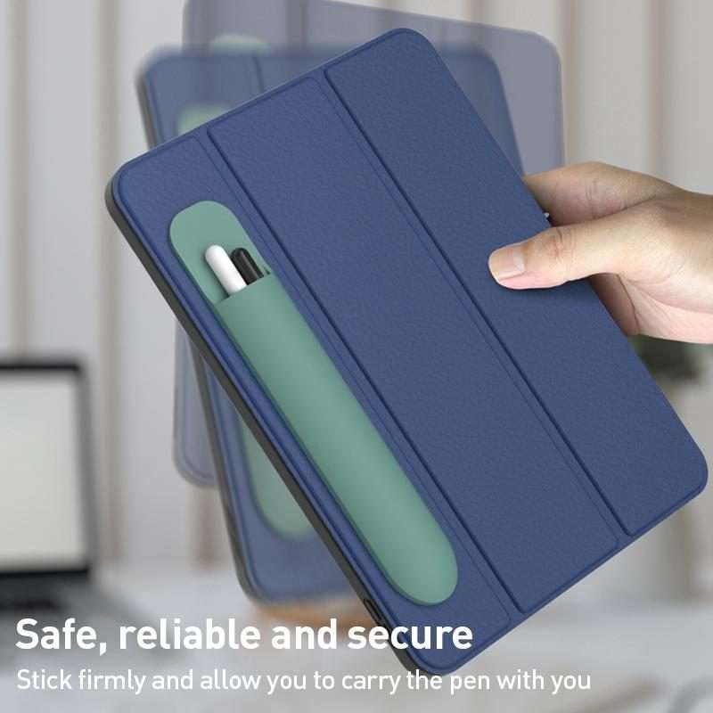 Silicone Stylus Pen Storage Case Universal Pen Bag(Purple)