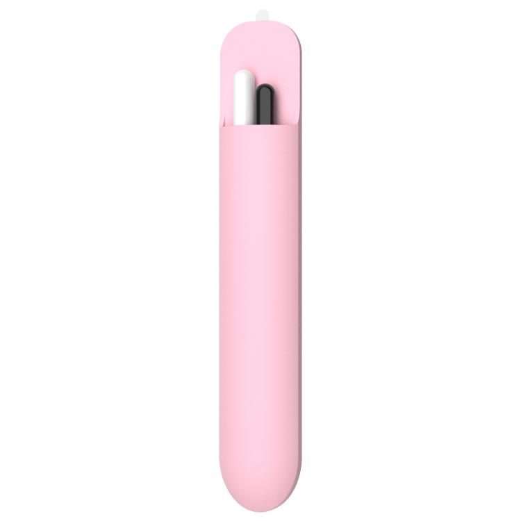 Silicone Stylus Pen Storage Case Universal Pen Bag(Pink)