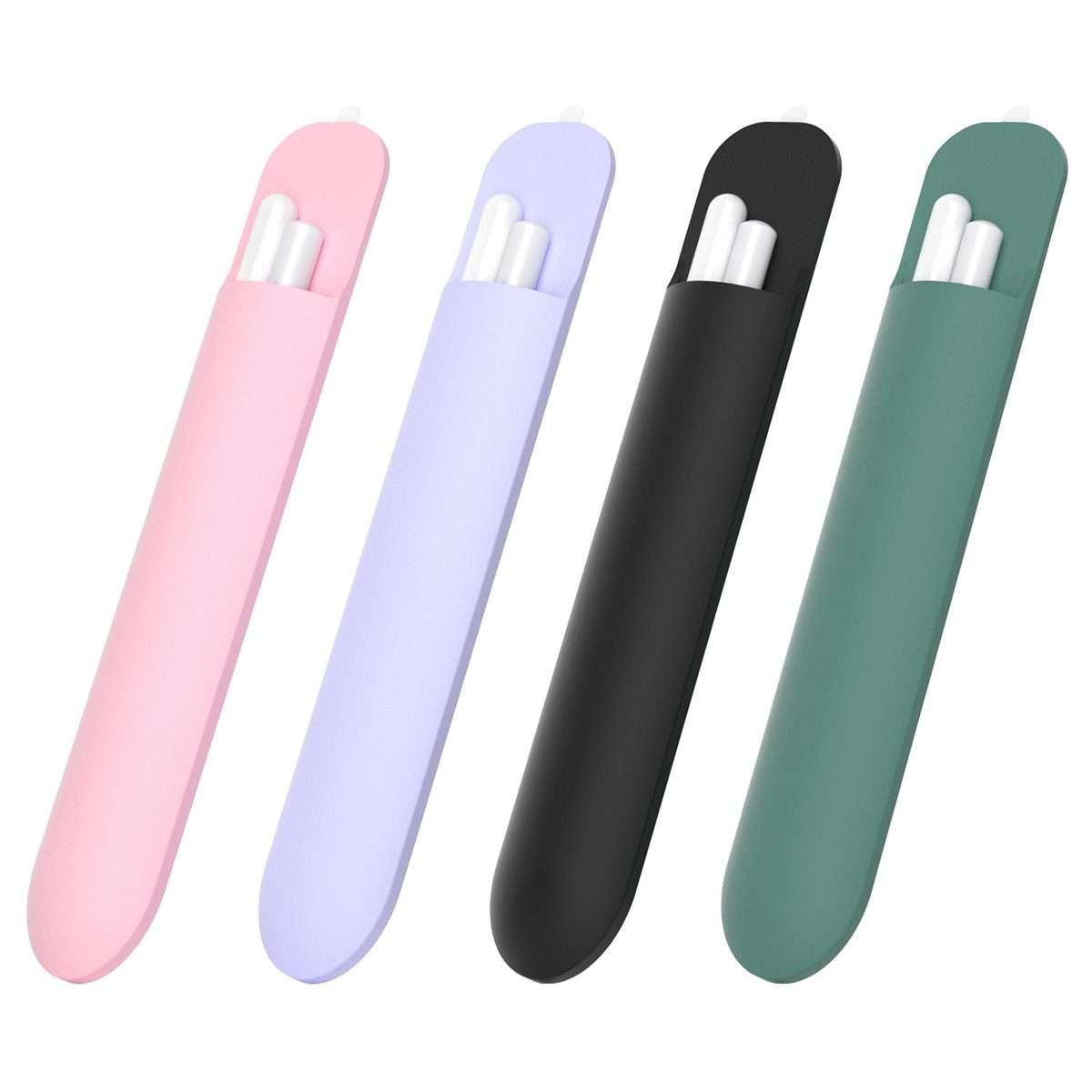 Silicone Stylus Pen Storage Case Universal Pen Bag(Pink)