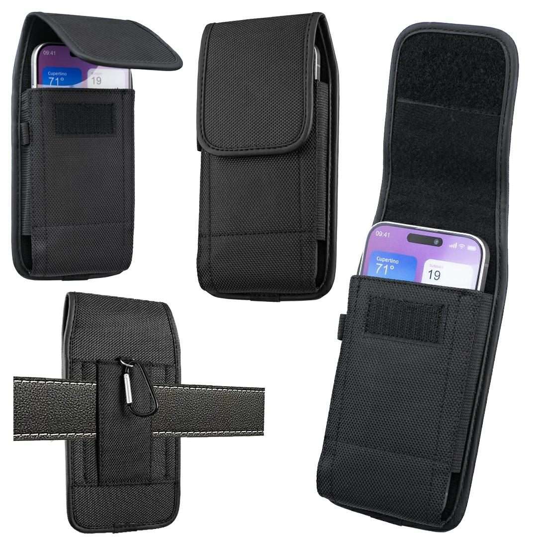 For 5 inch Universal Vertical Outdoor Phone Waist Bag(Black)
