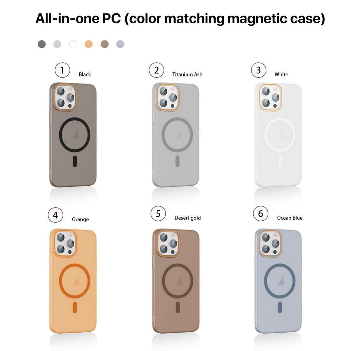 For iPhone 11 Pro Translucent Frosted Skin PC MagSafe Phone Case(Orange)