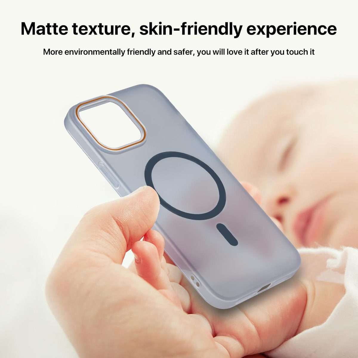 For iPhone 11 Pro Translucent Frosted Skin PC MagSafe Phone Case(Orange)