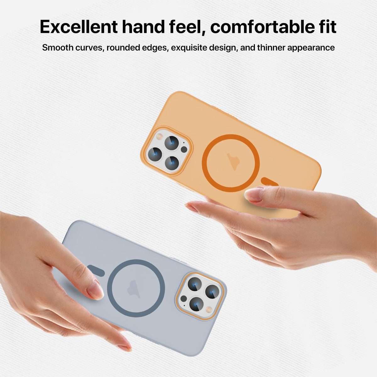 For iPhone 11 Pro Translucent Frosted Skin PC MagSafe Phone Case(Desert Gold)