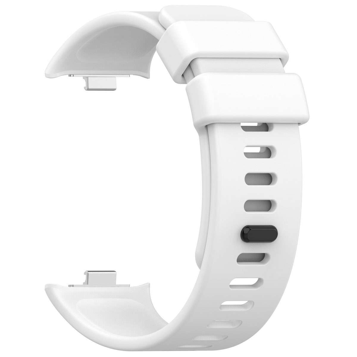 For Redmi Watch 6 / 5 / 4 xDfind Solid Color Silicone Sports Watch Band(White)