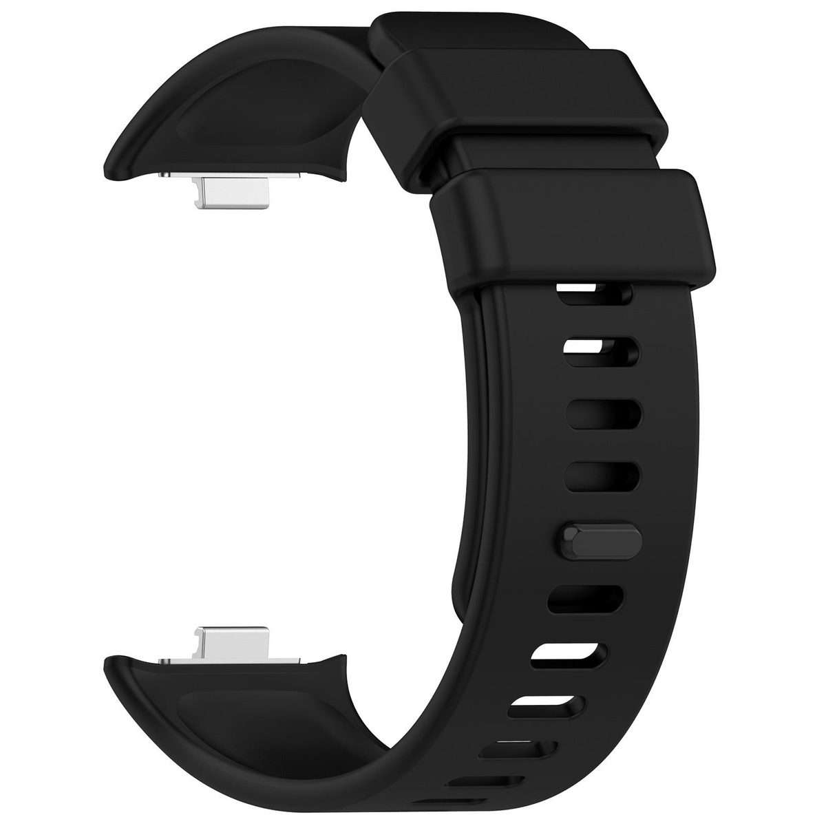 For Redmi Watch 6 / 5 / 4 xDfind Solid Color Silicone Sports Watch Band(Black)