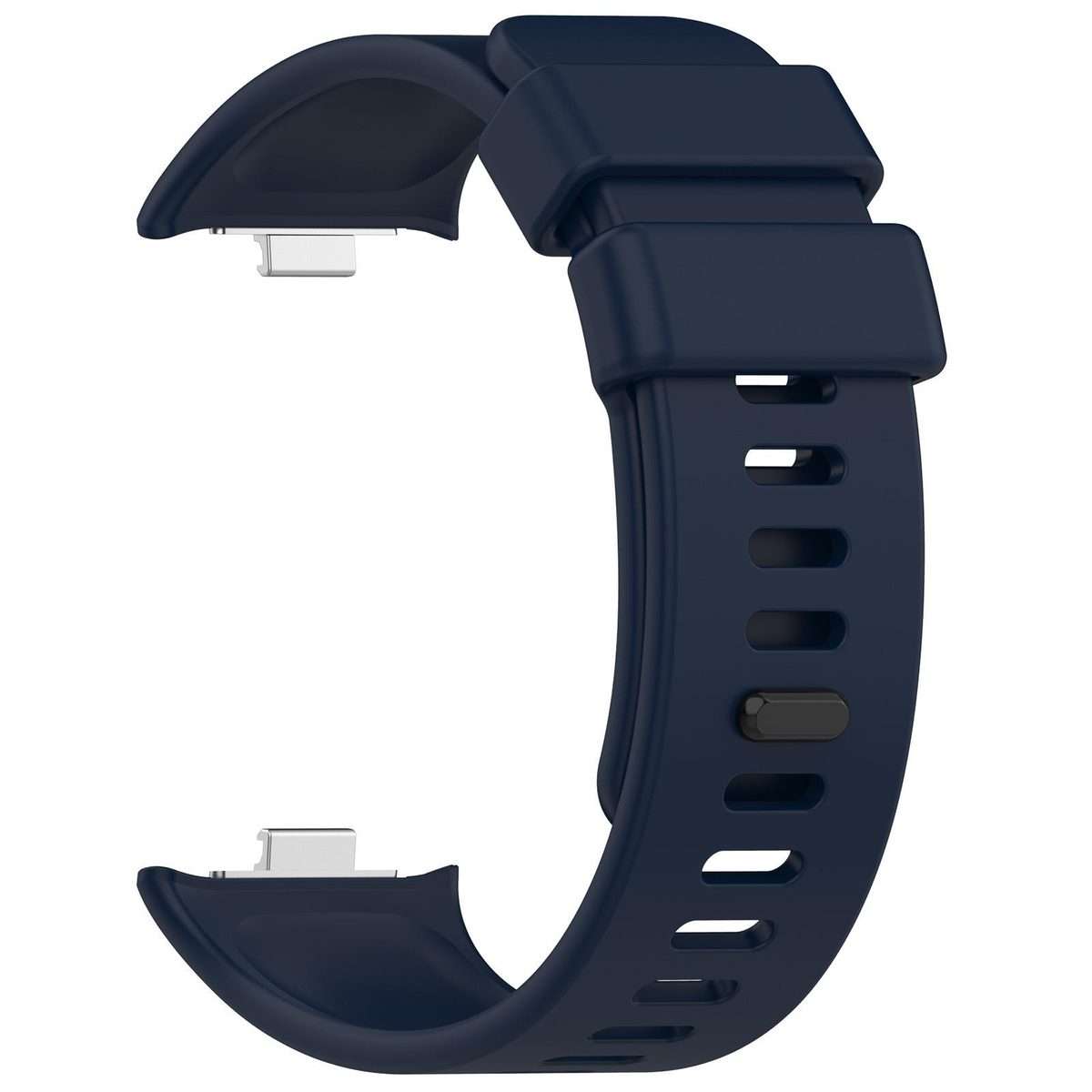 For Redmi Watch 6 / 5 / 4 xDfind Solid Color Silicone Sports Watch Band(Dark Blue)