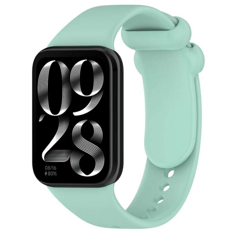 For Redmi Watch 6 / 5 / Xiaomi Band 9 Pro xDfind Solid Color Black Buckle Silicone Watc ... (Teal)
