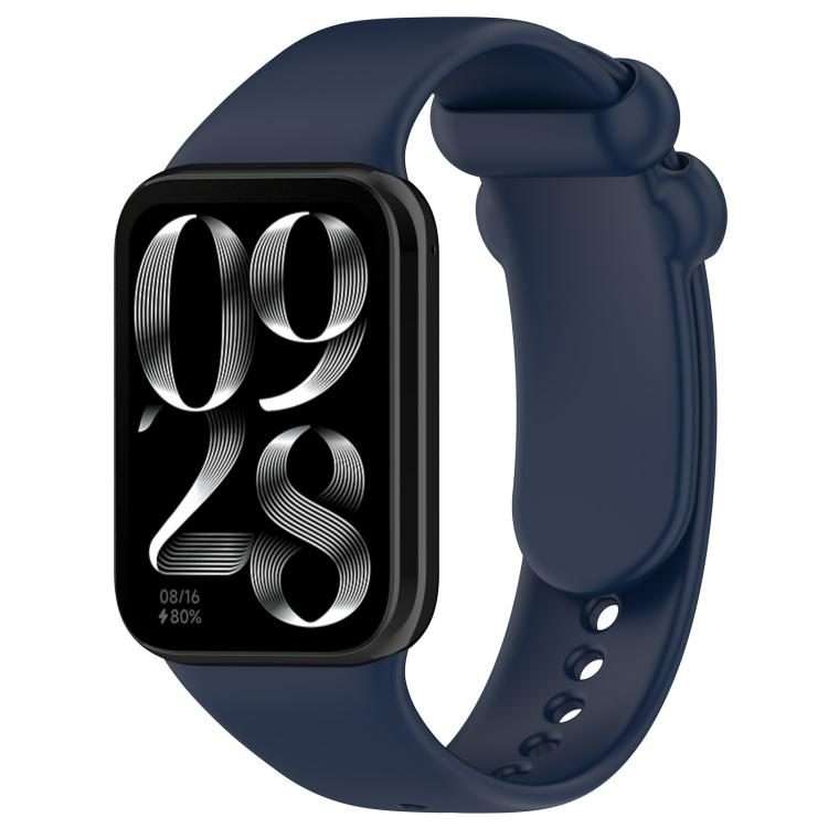 For Redmi Watch 6 / 5 / Xiaomi Band 9 Pro xDfind Solid Color Black Buckle Sili ... (Midnight Blue)