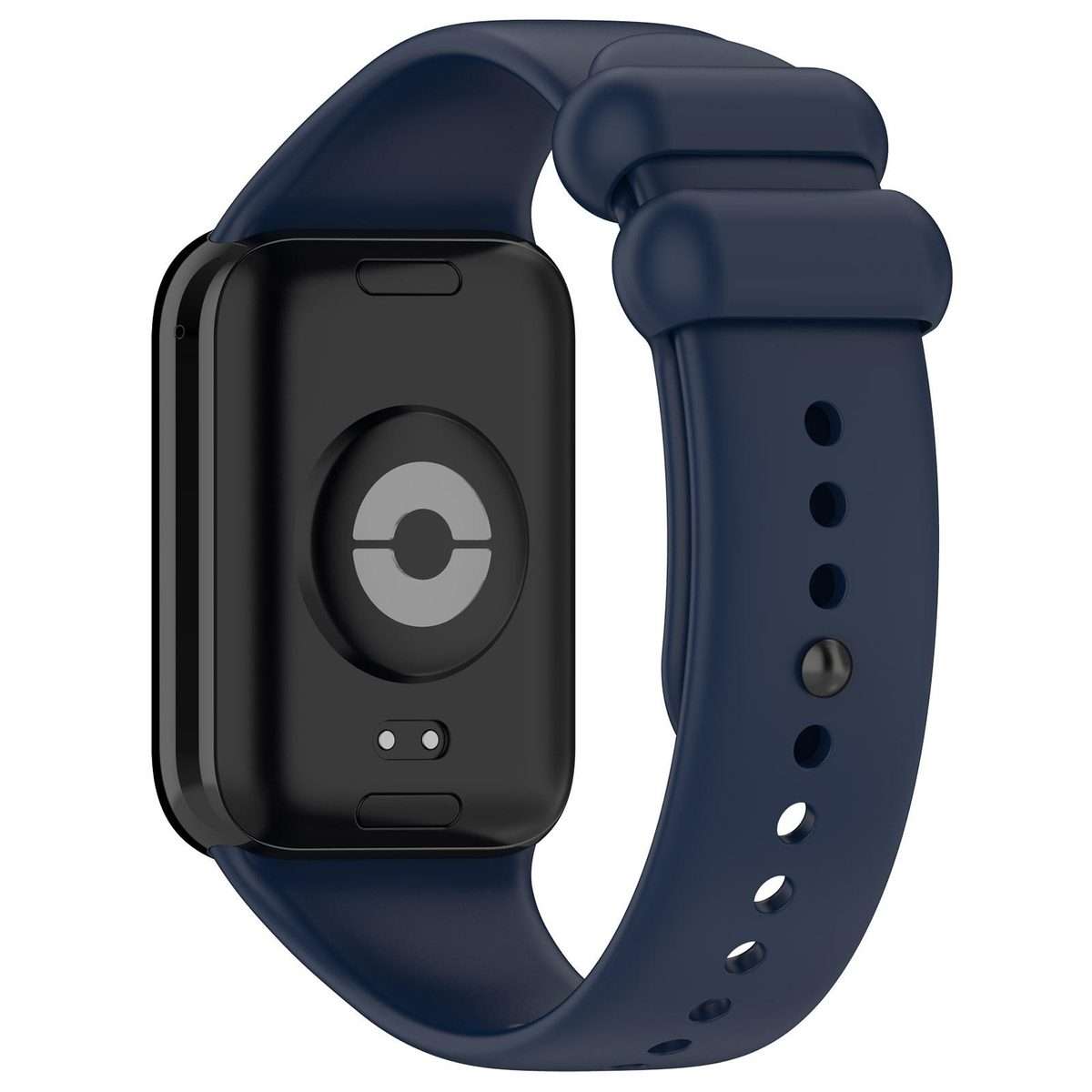 For Redmi Watch 6 / 5 / Xiaomi Band 9 Pro xDfind Solid Color Black Buckle Sili ... (Midnight Blue)