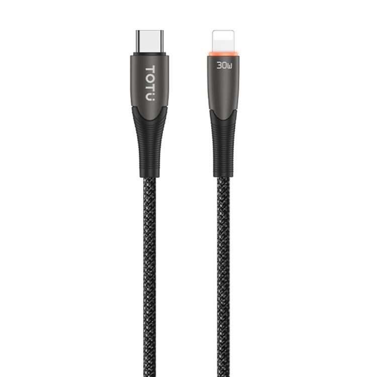 TOTU CB-17-PD 30W USB-C / Type-C to 8 Pin Smart Power-off Data Cable, Length:1.2m(Tarnish)