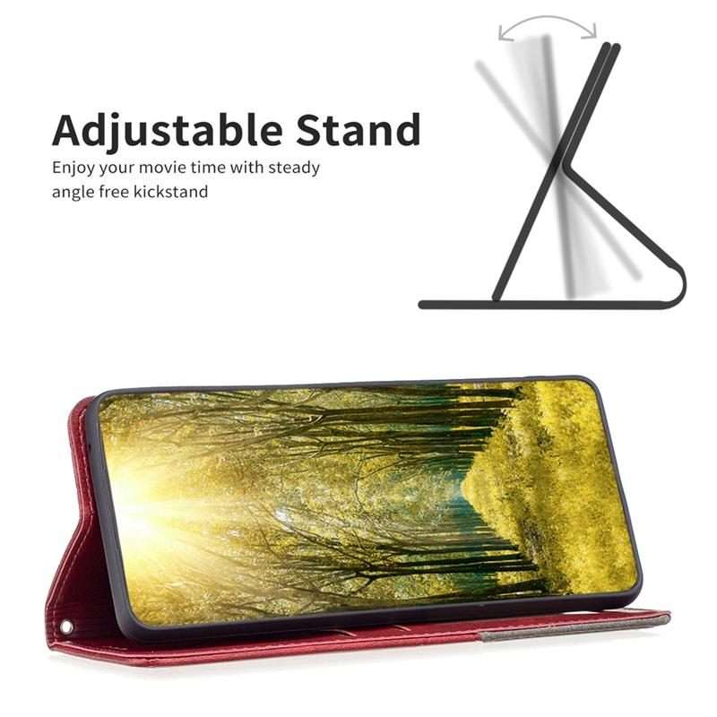 For Xiaomi 15T Pro Rhombus Texture Magnetic Leather Phone Case(Red)