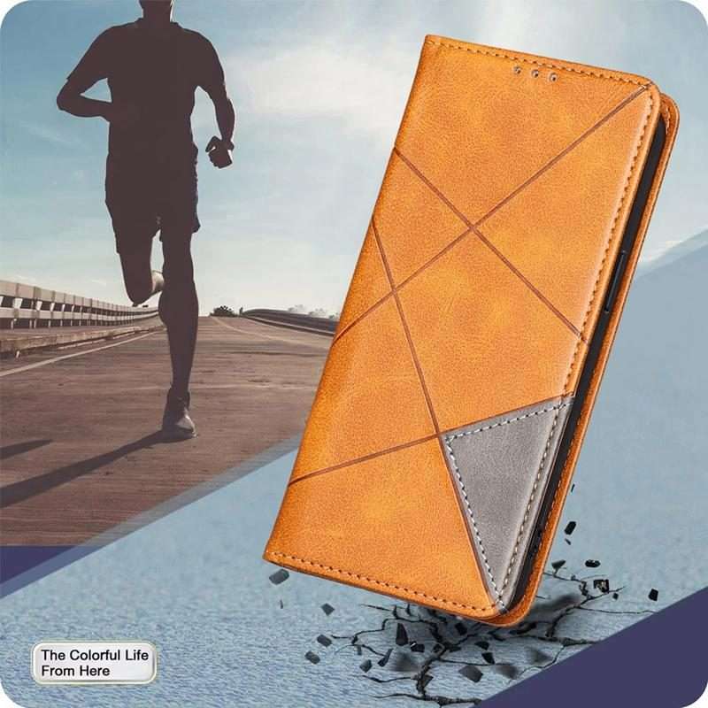 For Xiaomi 15T Pro Rhombus Texture Magnetic Leather Phone Case(Yellow)