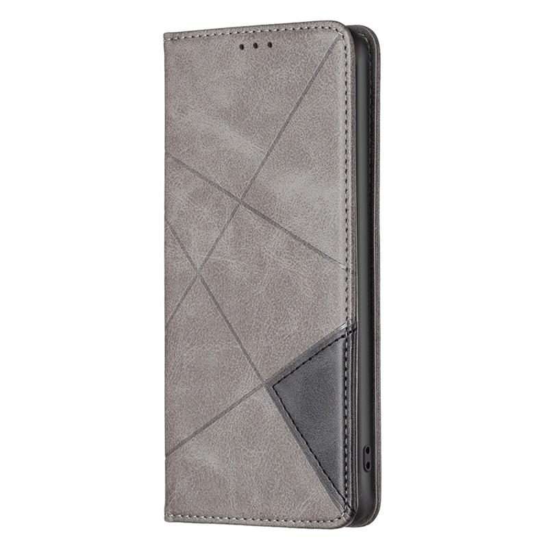 For Xiaomi 15T Pro Rhombus Texture Magnetic Leather Phone Case(Grey)