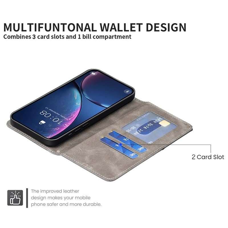 For Xiaomi 15T Pro Rhombus Texture Magnetic Leather Phone Case(Grey)