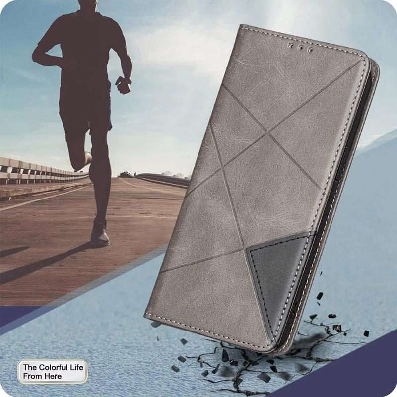 For Xiaomi 15T Pro Rhombus Texture Magnetic Leather Phone Case(Grey)