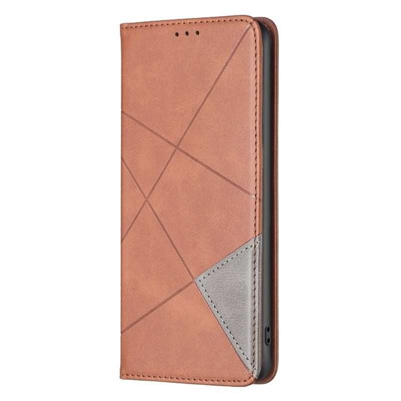 For Xiaomi 15T Pro Rhombus Texture Magnetic Leather Phone Case(Brown)
