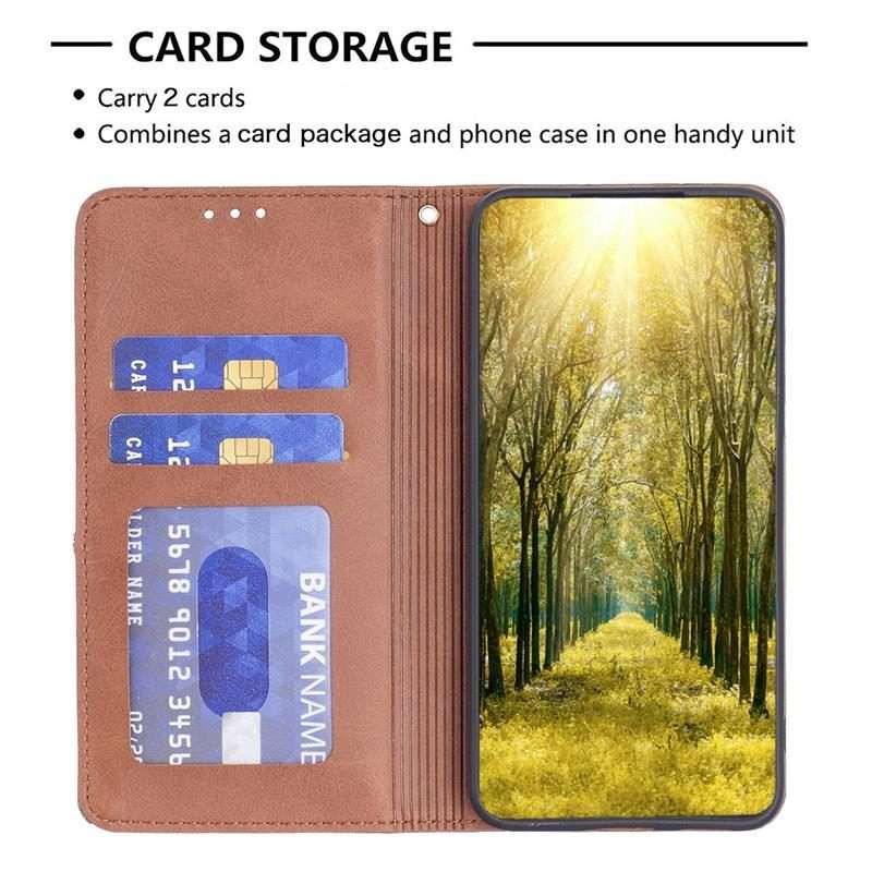 For Xiaomi 15T Pro Rhombus Texture Magnetic Leather Phone Case(Brown)