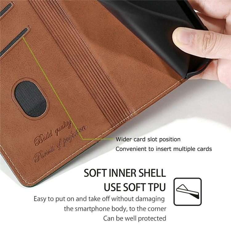 For Redmi K80 Ultra Contrast Color Side Buckle Leather Phone Case(Light Brown + Green)