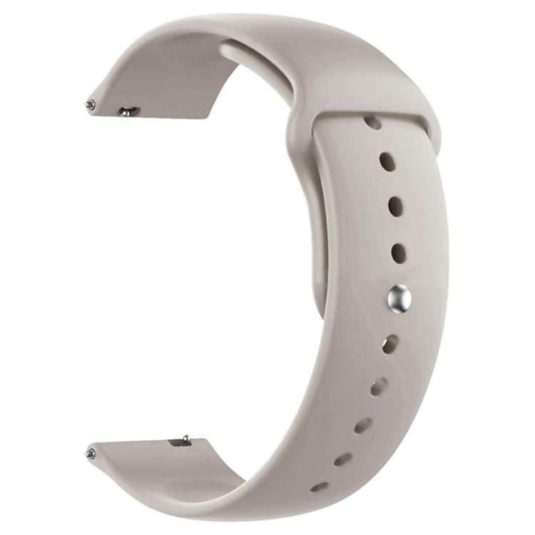 20mm xDfind Pure Color Silicone Watch Band(Grey)