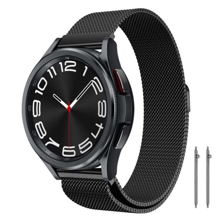20mm xDfind Milanese Stainless Steel Watch Band(Black)