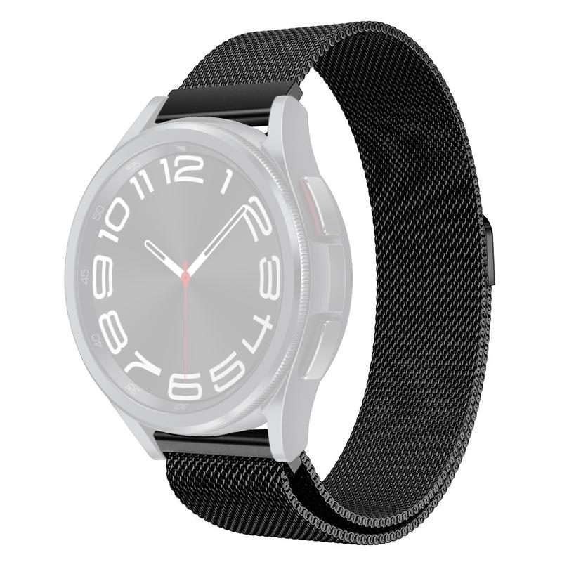 20mm xDfind Milanese Stainless Steel Watch Band(Black)