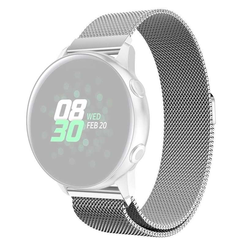 22mm xDfind Milanese Stainless Steel Watch Band(Silver)