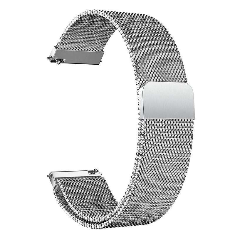 22mm xDfind Milanese Stainless Steel Watch Band(Silver)