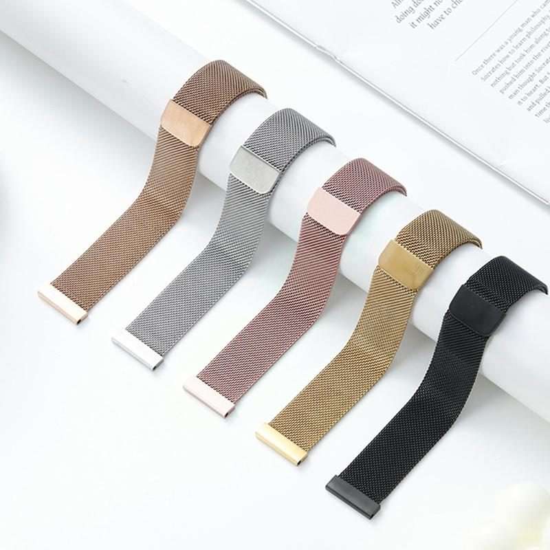 22mm xDfind Milanese Stainless Steel Watch Band(Silver)