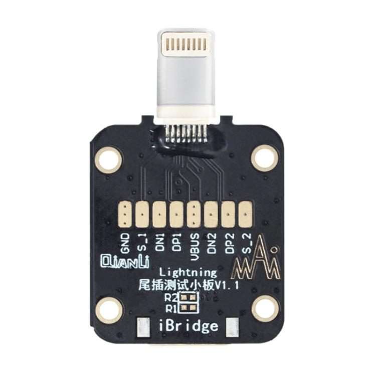 QianLi iBridge Tail Plug Charging DNDP Detection Epitaxial Board, Model:8 Pin