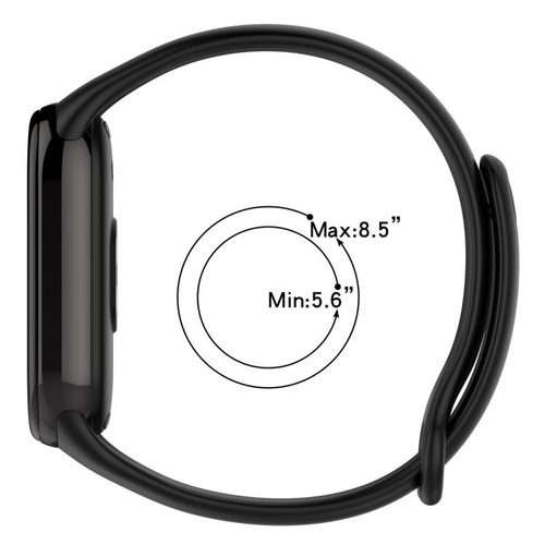 For Xiaomi Smart Band 10 / 9 / 8 xDfind Metal Buckle Solid Color Silicone W ... (Retro White Pink)