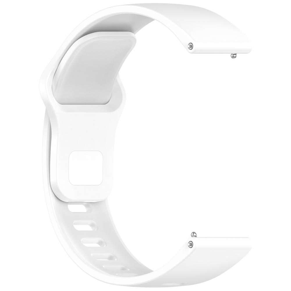 For Redmi Watch 5 Active / Watch 5 Lite xDfind Solid Color Reverse Buckle Silicone Wat ... (White)